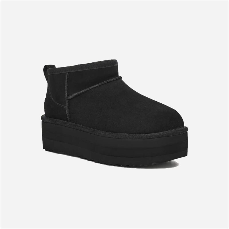 Ugg W Classic Ultra Mini Platform Black - side a