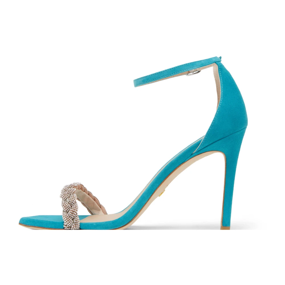 Stuart Weitzman Dame Sko Blå 38 EU - side a