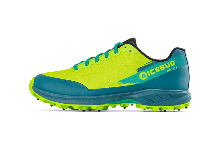 Icebug Pytho6 Women's BUGrip - Lime/Mint - side a