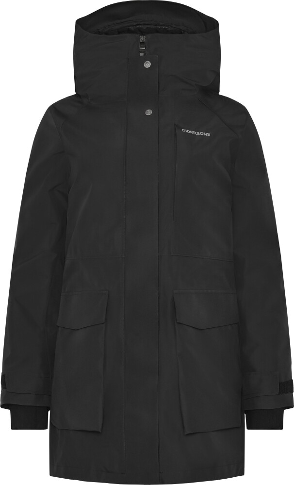 Didriksons Women's Harriet Parka Black 44 » Best Pris på