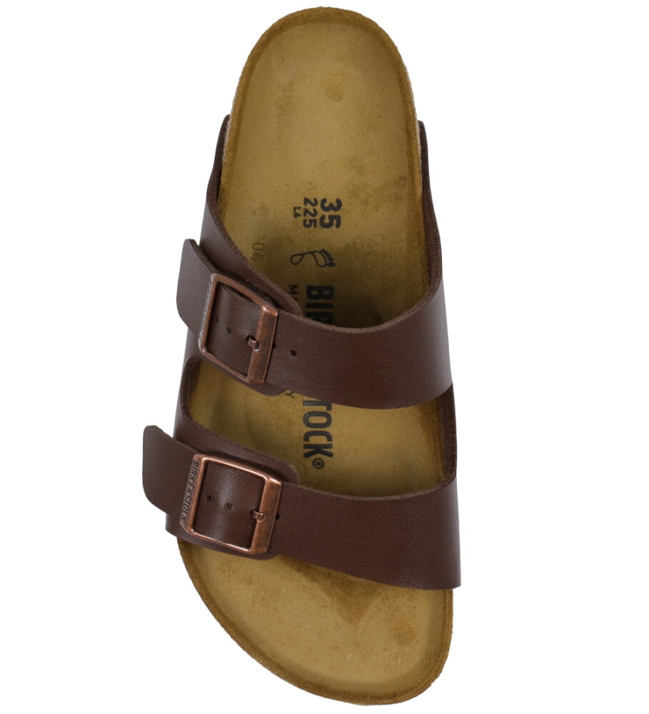 Birkenstock Unisex Arizona Birko-Flor Regular 36, Dark Brown - side b