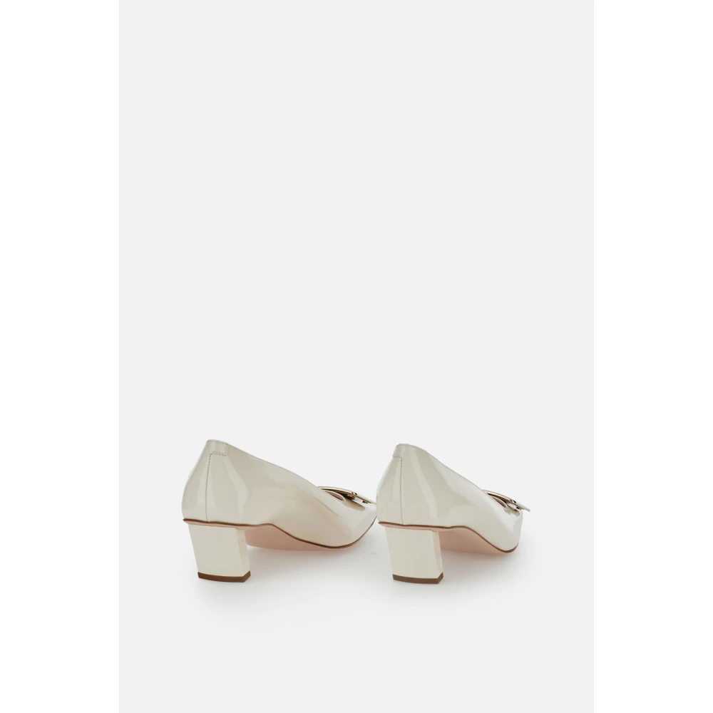 Roger Vivier Dame Sko Beige 38 EU, - side a