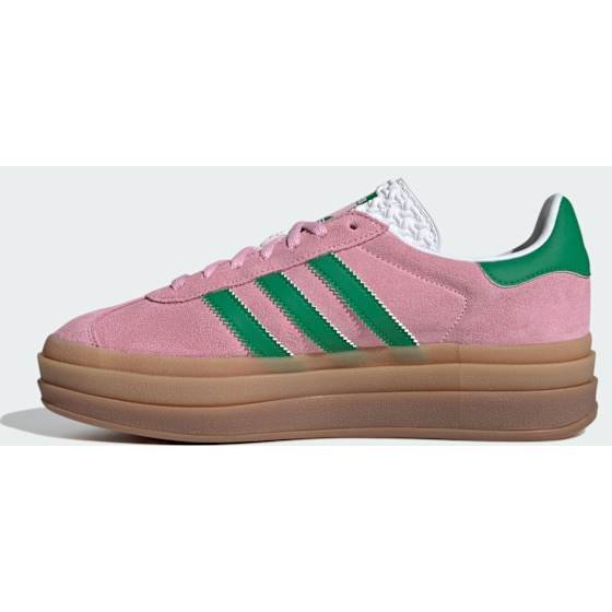 Adidas Gazelle Bold Dame True Pink/Green/Cloud White 37 1/3 - side a