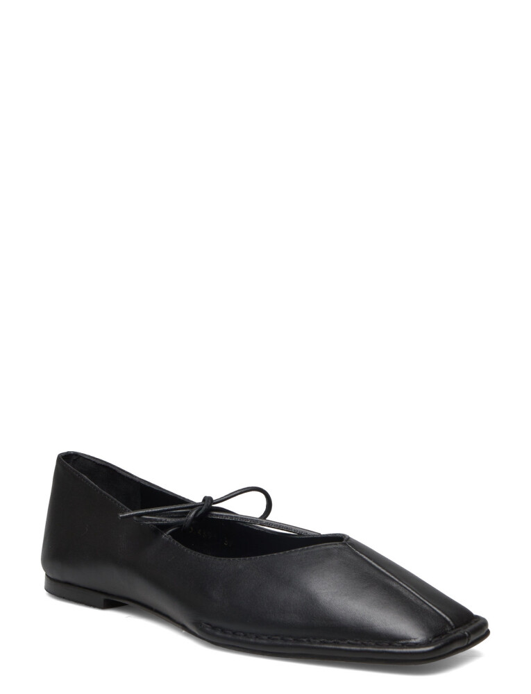 ALOHAS Sway Black Leather Ballet Flats - Black - 41 - main photo