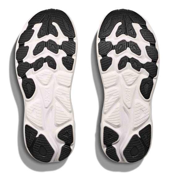 Hoka Women's Clifton 10 Black/White 37 1/3 - side b