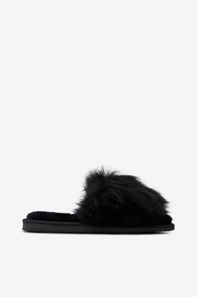 Shepherd   Tøffel Tessan slip on i saueskinn   Svart - main photo