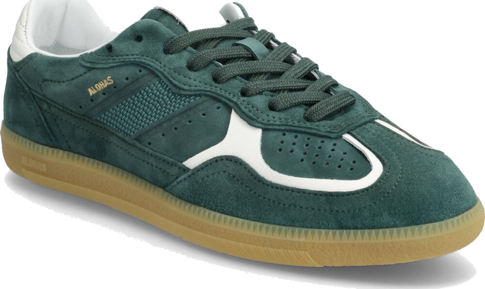 ALOHAS Tb.490 Rife Taupe Leather Sneakers - Green - 37 - main photo