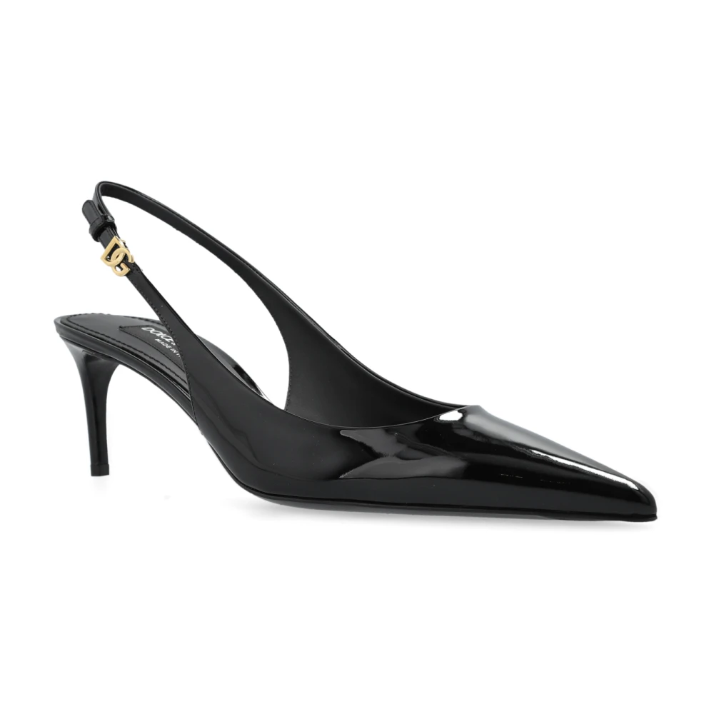 Dolce & Gabbana Dame Sko Svart 37 EU - side b