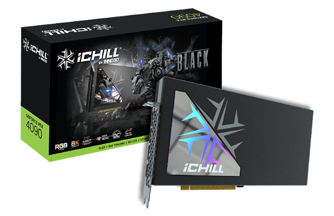 Inno3D GeForce RTX 4090 iCHILL Black 24GB GDDR6X - 24GB GDDR6 RAM