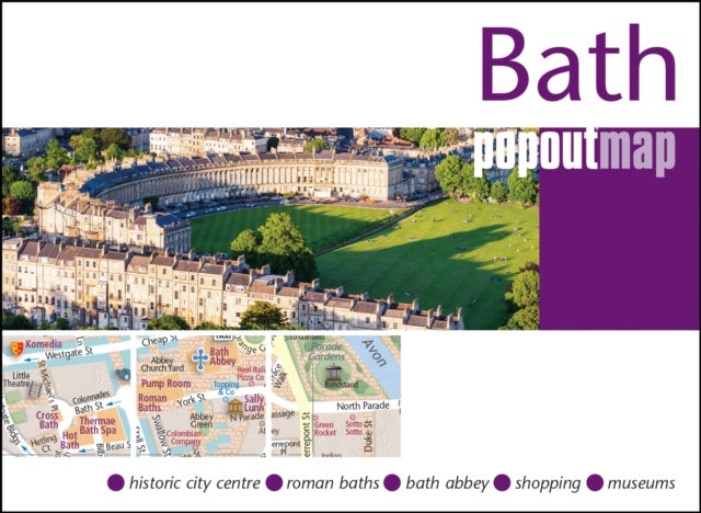 Bath PopOut Map - pocket size, pop up map of Bath city centre » Best ...