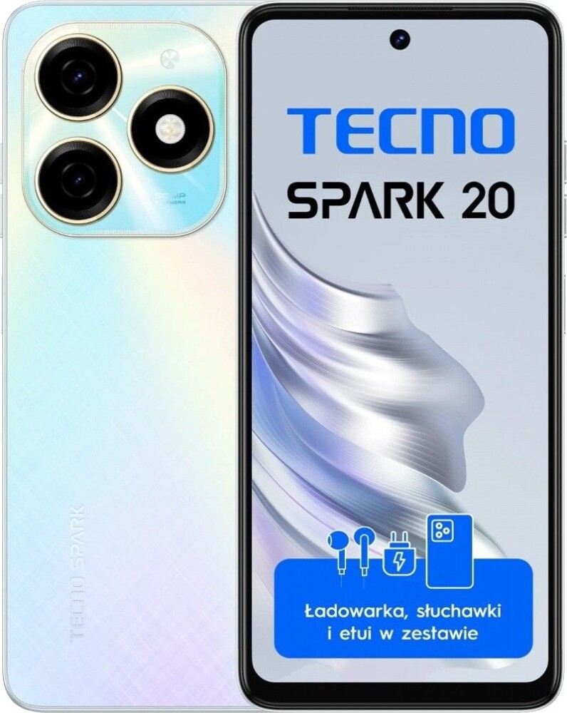 Tecno Spark 20 8GB/256GB Cyber ​​White