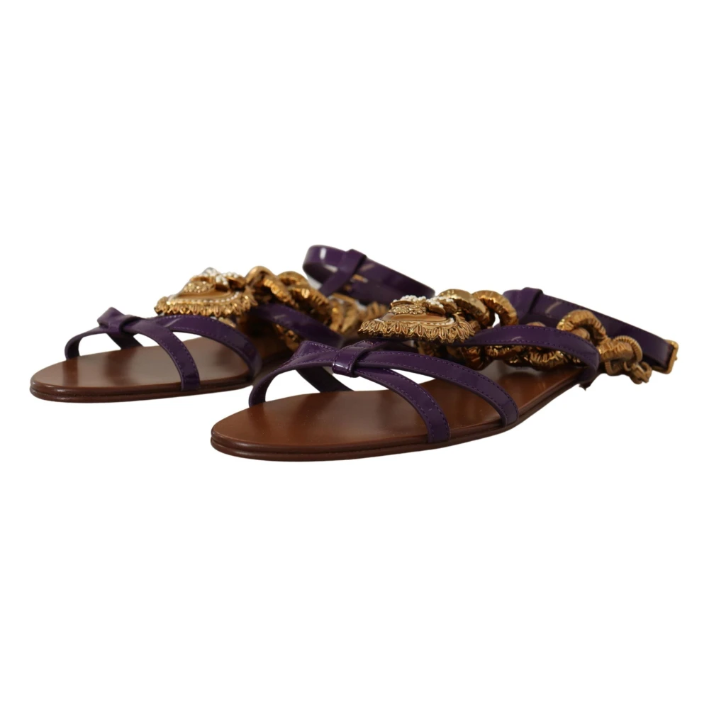 Dolce & Gabbana Dame Sko Lilla 37 1/2 EU - side a