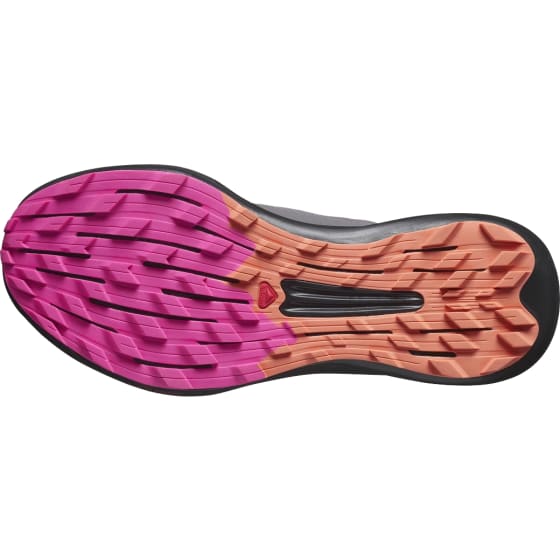 Salomon Women's Pulsar Trail Pro 2 38 2/3, Plum Kitten/Black/Pink Glo - side b