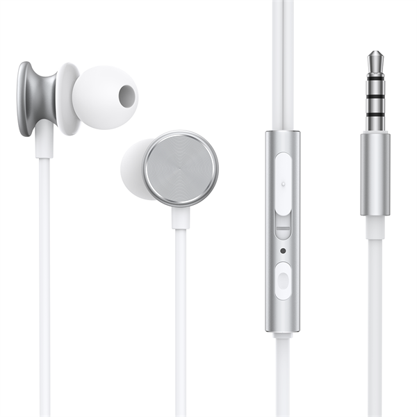 Joyroom Wired Series Jr-Ew03 Kablede In-Ear-Hodetelefoner - Sølv