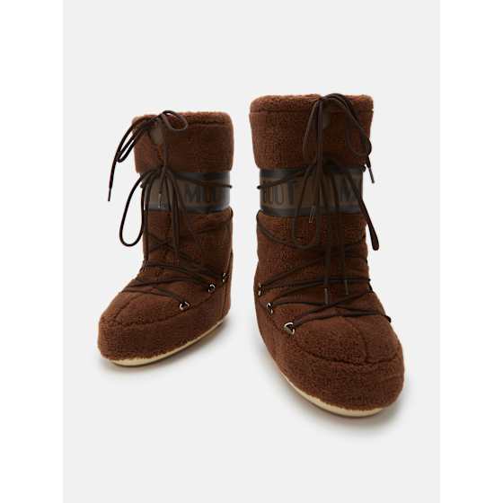 Moon Boot Icon Fleece Boots Brown 35/38 - side a