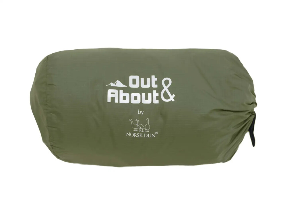 Out&About Dunsokk by Norsk Dun Onesize Grønn - side a