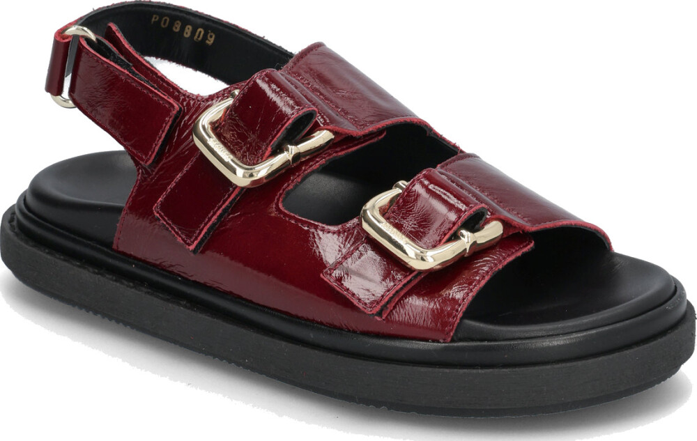 ALOHAS Harper Onix Leather Sandals - Burgundy - 36 - main photo