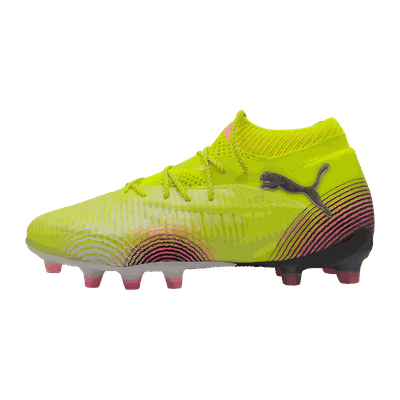 Puma future 8 ultimate ag q2 25 fotballsko kunstgress dame yellow 41 - side a