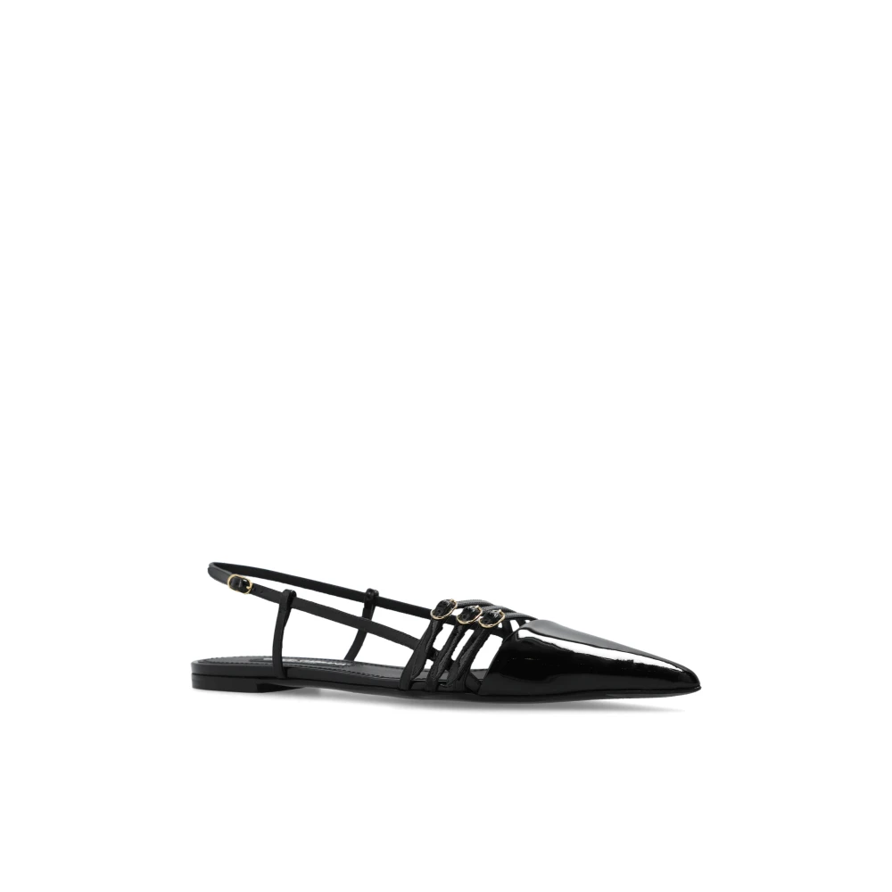 Dolce & Gabbana Dame Sko Svart 39 EU, - side b