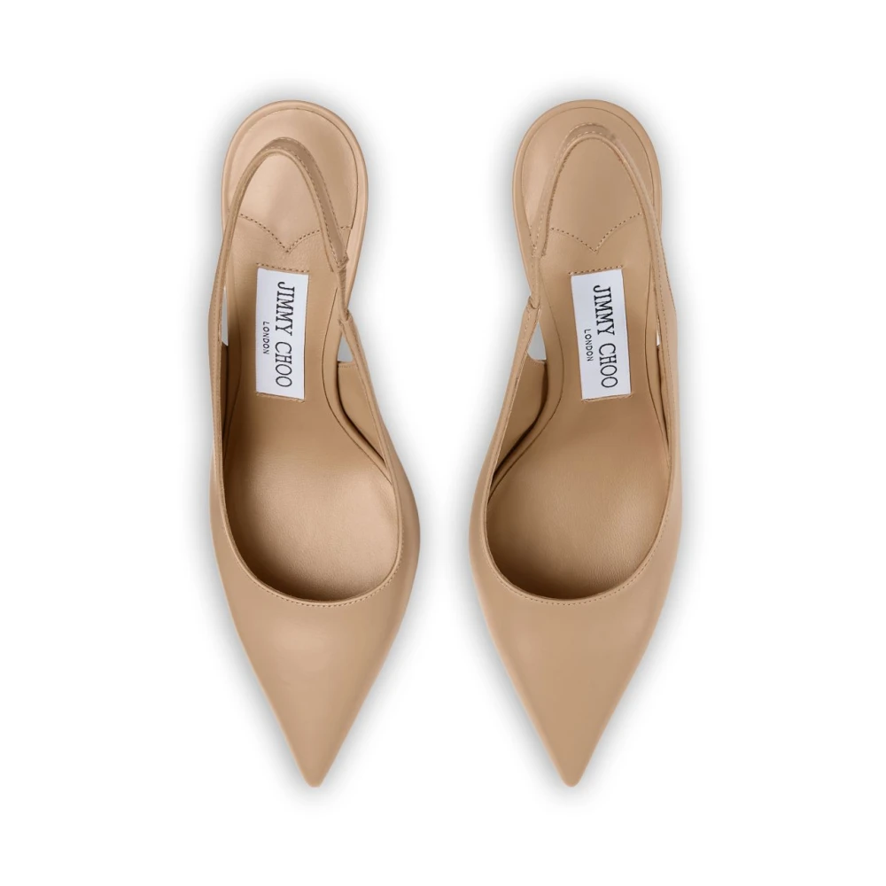 Jimmy Choo Dame Sko Beige 39 1/2 EU, - side b