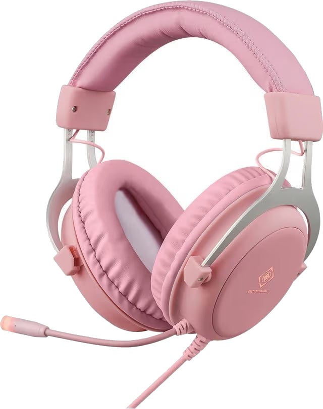 Deltaco Gaming Headset Rosa