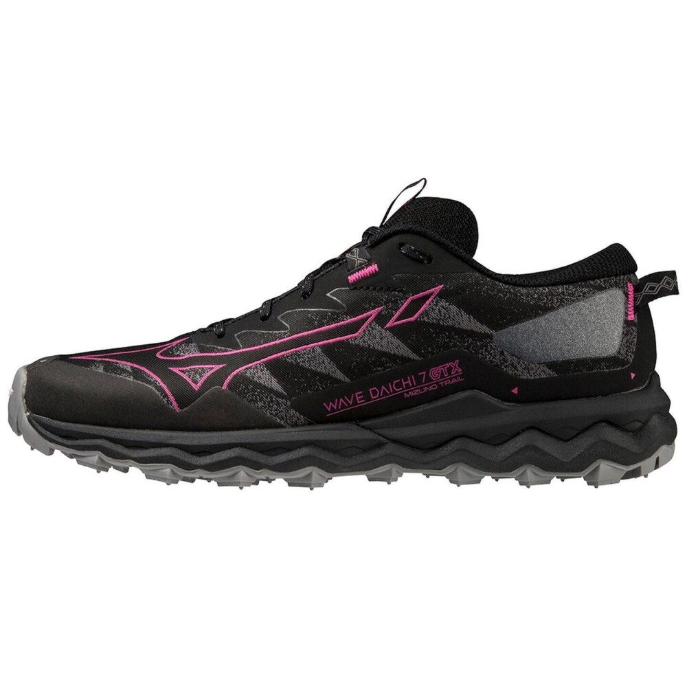 Mizuno Wave Daichi 7 Gtx W Black/iron Gate/garnet Rose UK 5.5 / EU 38.5 - side a