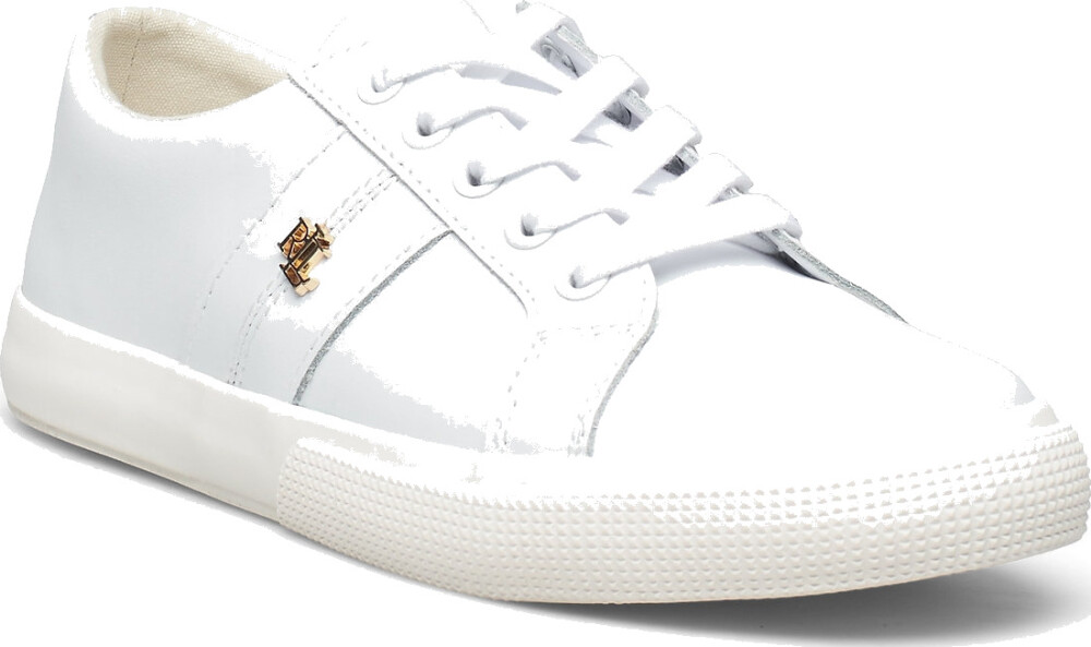 Lauren Ralph Lauren Janson Ii Action Leather Sneaker - White - 41 - main photo