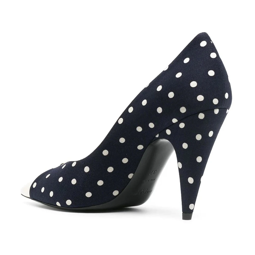 Saint Laurent Dame Sko Blå 36 EU, - side a