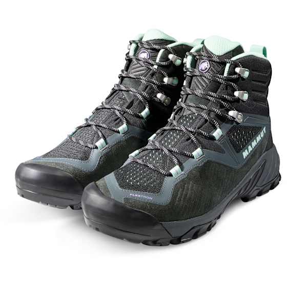 Mammut Sapuen High GTX Dame Dark Steel/Neo Mint 41 1/3 - side b