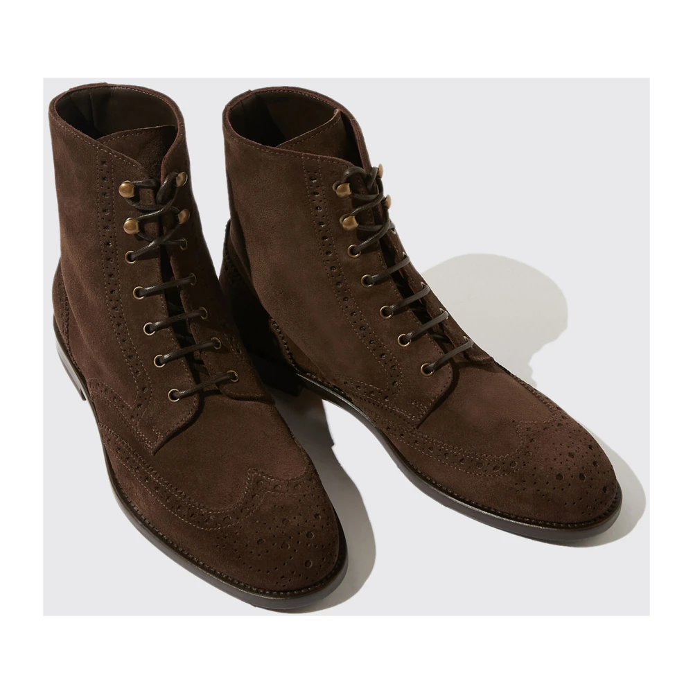 Scarosso Dame Sko Brun 38 EU, - side a