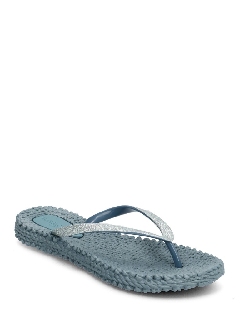 Ilse Jacobsen Flip Flops With Glitter Blue 37 - main photo