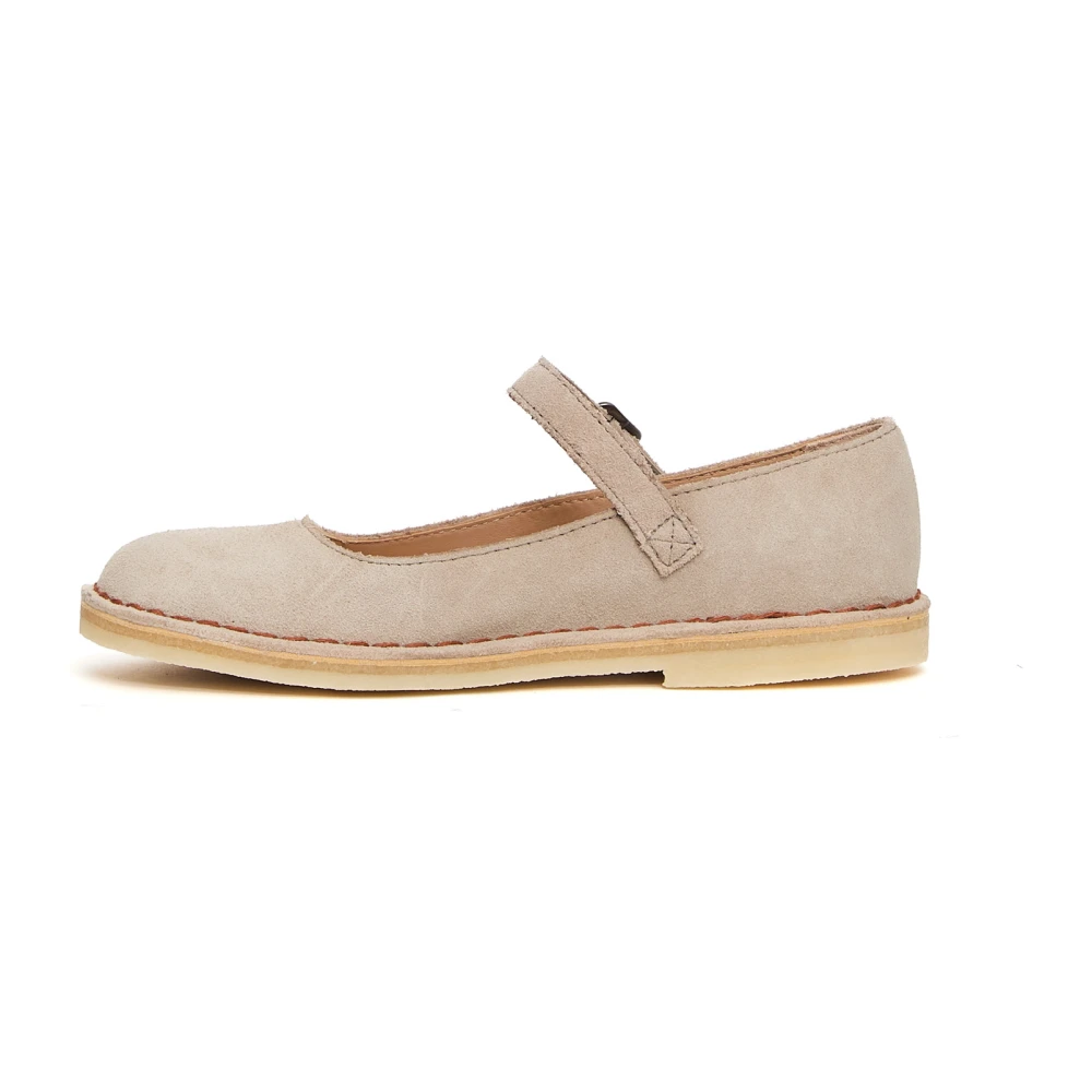Clarks Dame Sko Beige 36 EU, - side a