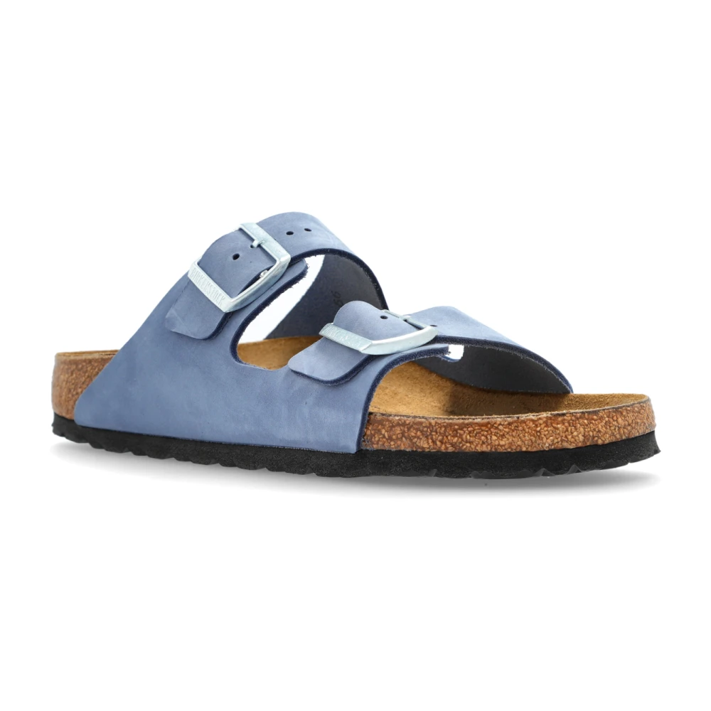 Birkenstock Dame Sko Blå 36 EU, - side b
