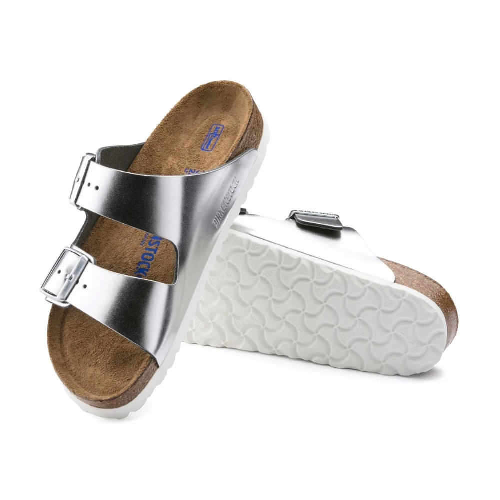 Birkenstock Women's Arizona Soft Footbed Lena Metall 36 Woman - side a