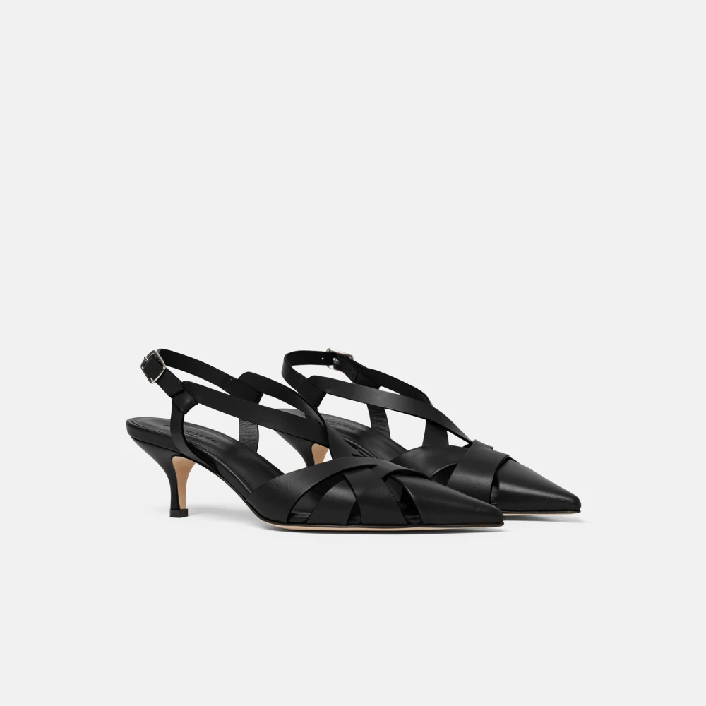 Scarosso Dame Sko Svart 39 1/2 EU, - side a
