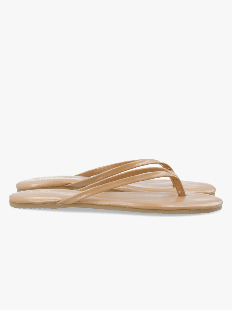 Bianco Mexico Flip Flop Faux Leather Beige 40 - main photo