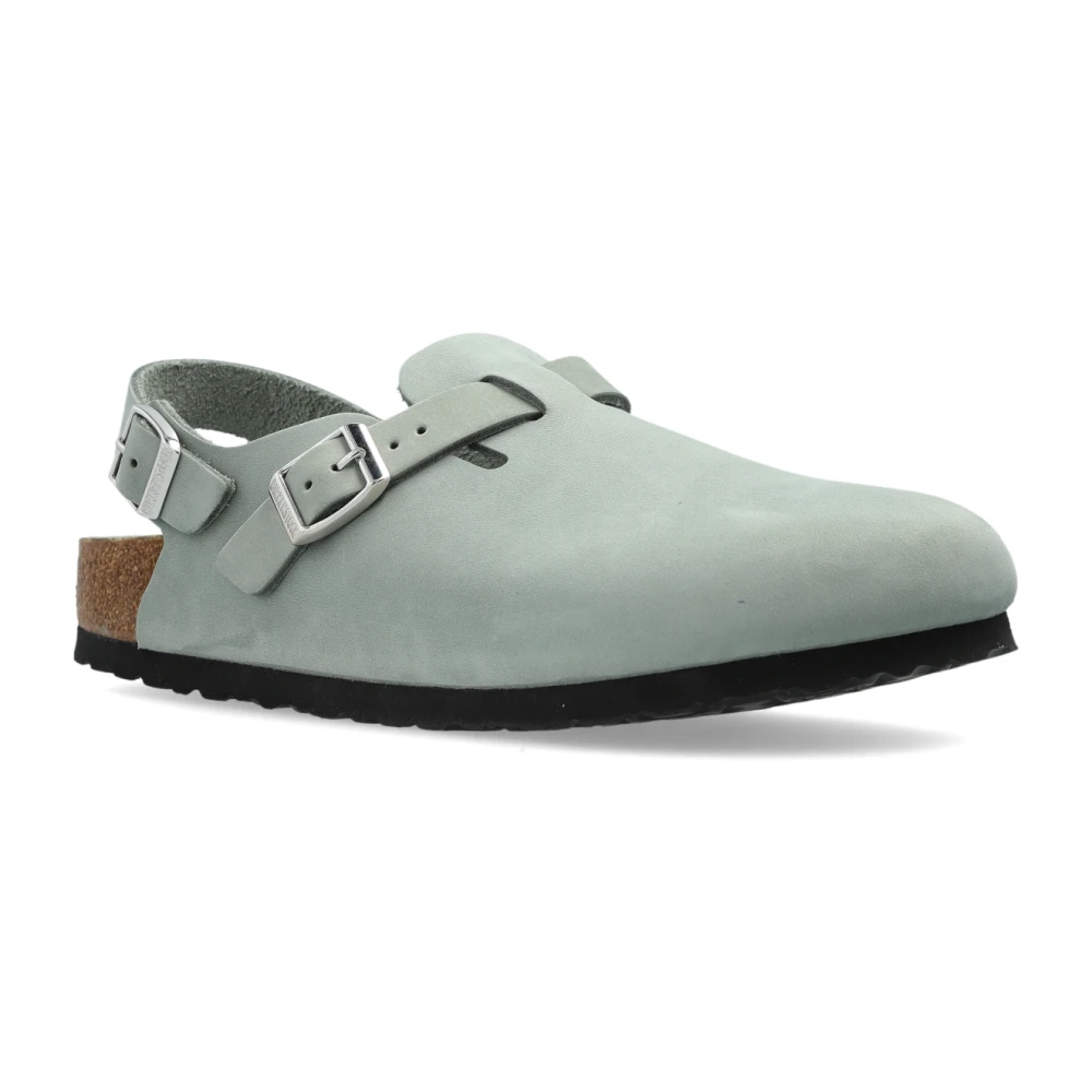 Birkenstock Dame Sko Grønn 38 EU, - side b