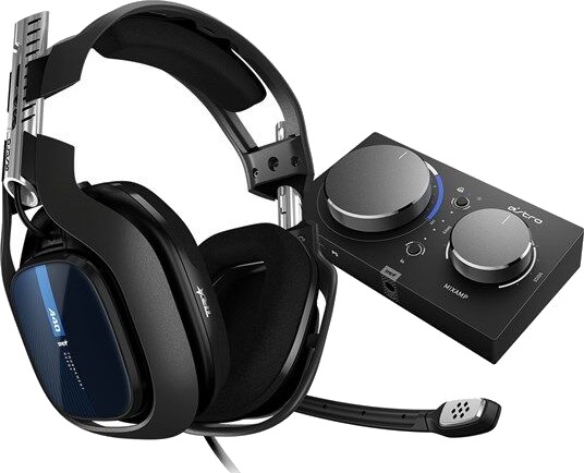 Astro A40 TR Gaming Headset + Mixamp Pro Svart PC/PS4 Console Edition