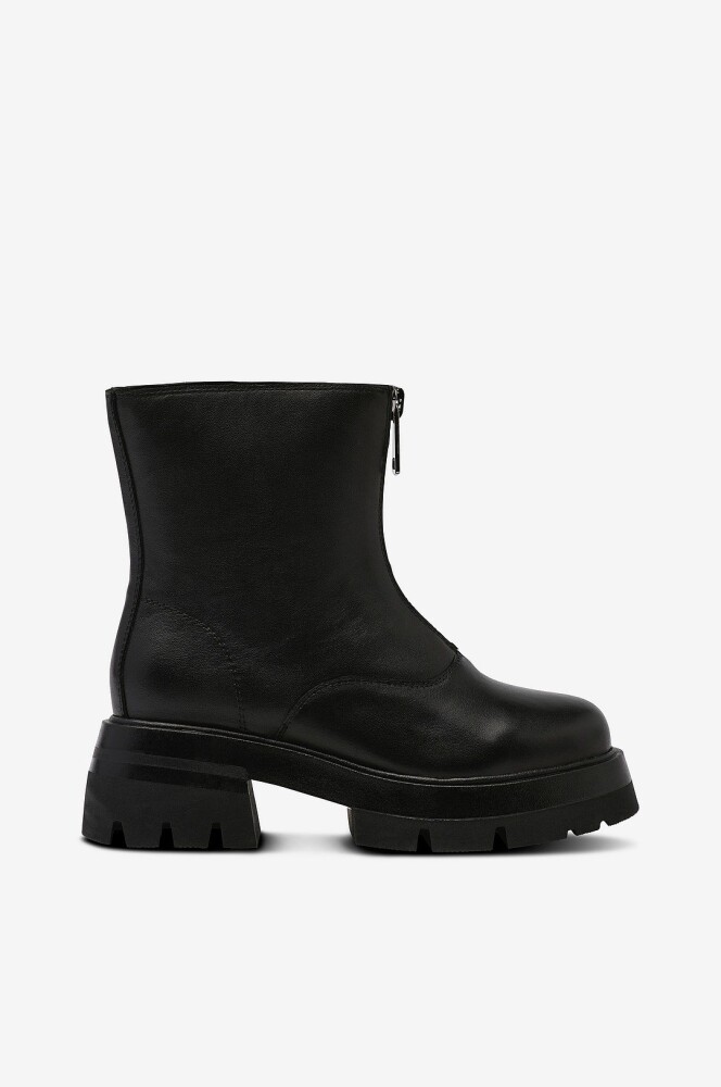 Zizzi Boots fGeri Zipper ekstra bred lest Svart - main photo