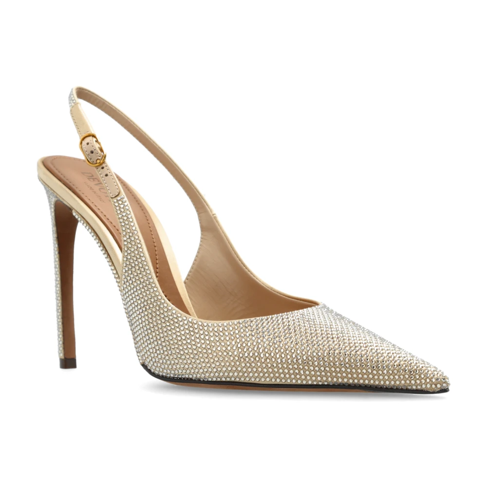 Dolce & Gabbana Dame Sko Gul 39 EU - side b