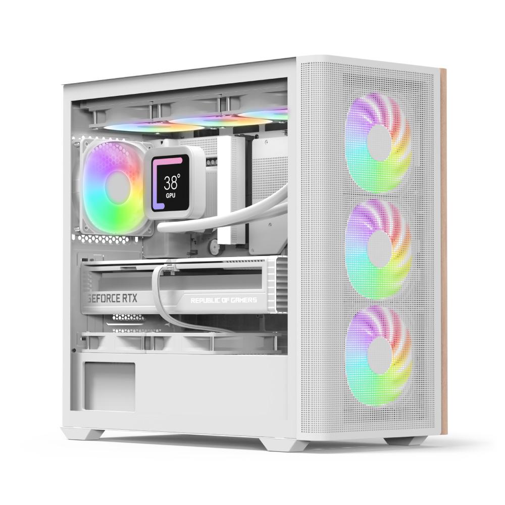 Aerocool D301A Mini Tower Kabinet Hvit Tre for Micro ATX/Mini-ITX ...
