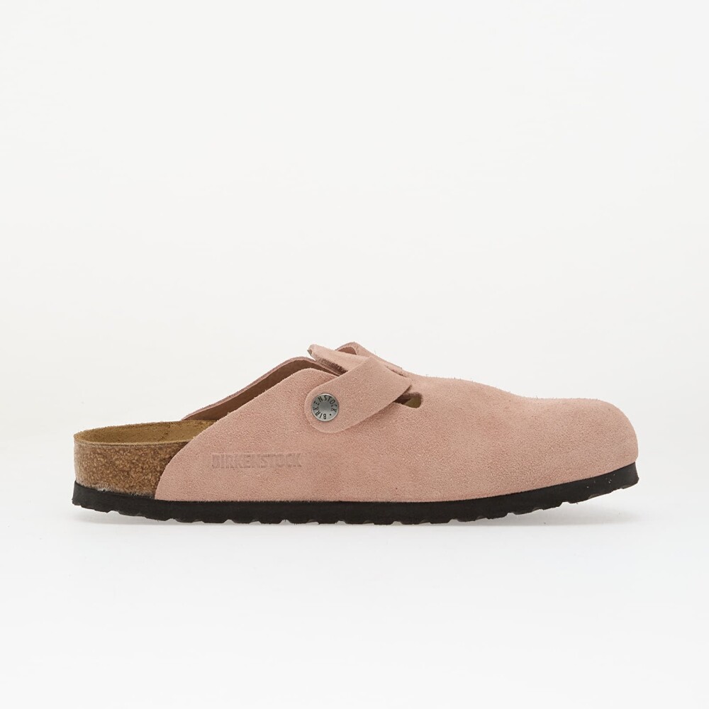 Birkenstock Joggesko Boston Suede Leather Pink Clay EUR 39 - side b