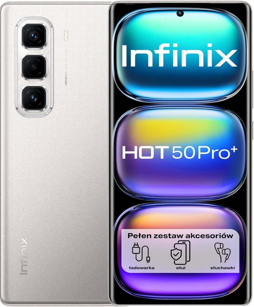 Infinix Hot 50 Pro+ 8GB/256GB Titaniumgrå