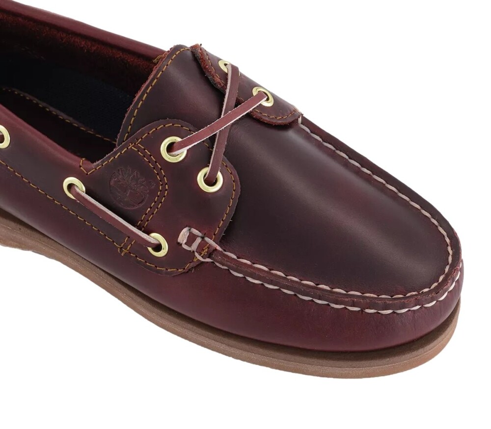 Timberland Classic Boat Boat Shoe Burgundy Full Grain   Brown   40 - side a