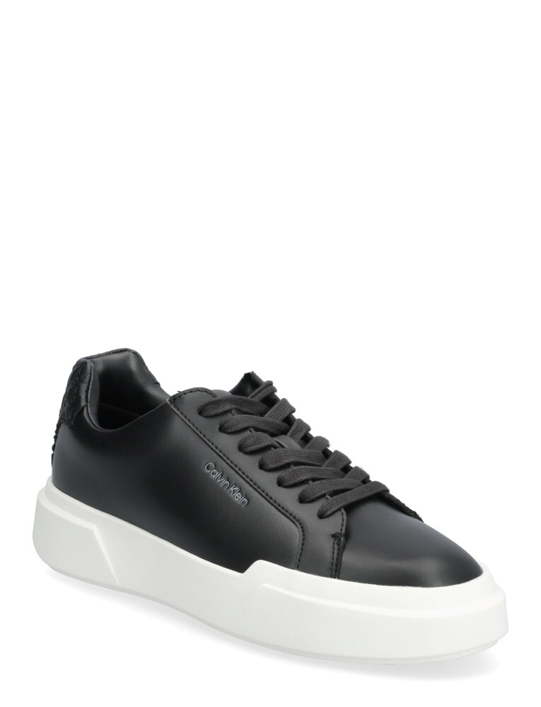 Calvin Klein Chunky Cupsole Laceup Lth Bt Aop - Black - 40 - main photo