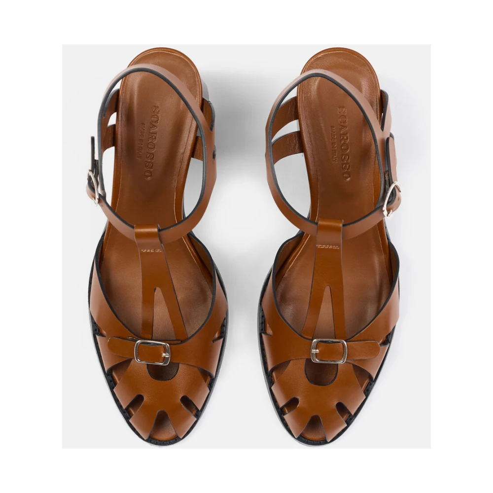 Scarosso Dame Sko Brun 38 EU, - side b