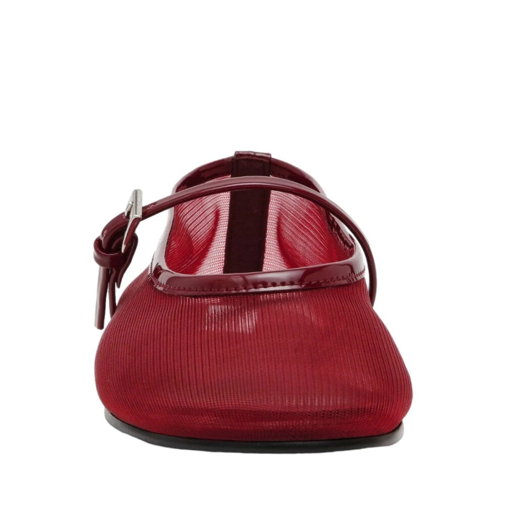 Steve Madden Mash Balerina - Burgundy - 37 - side b