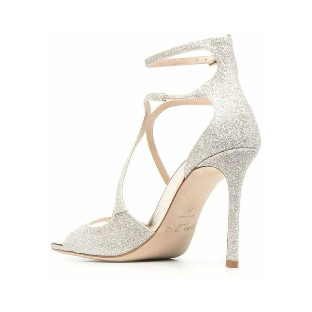 Jimmy Choo Dame Sko Hvit 37 1/2 EU, - side b
