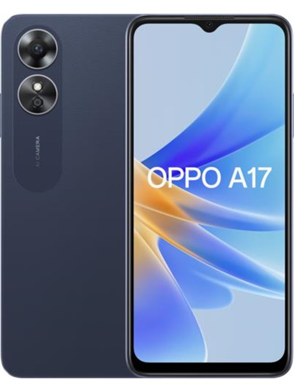 OPPO A17 4GB/64GB Midnatt Svart