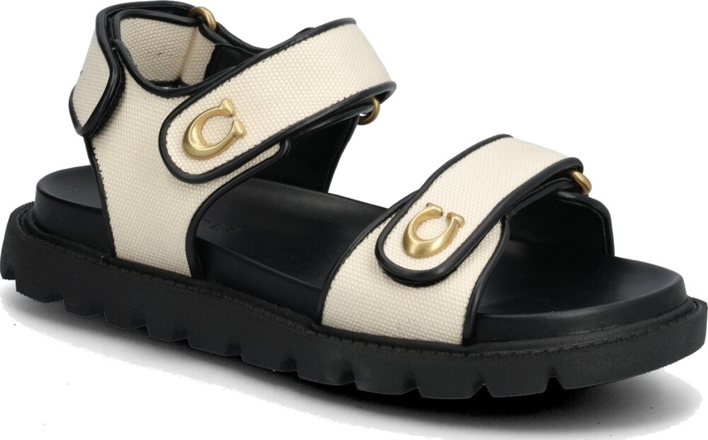 Coach Brynn Canvas Sandal   Black   40.5 - main photo